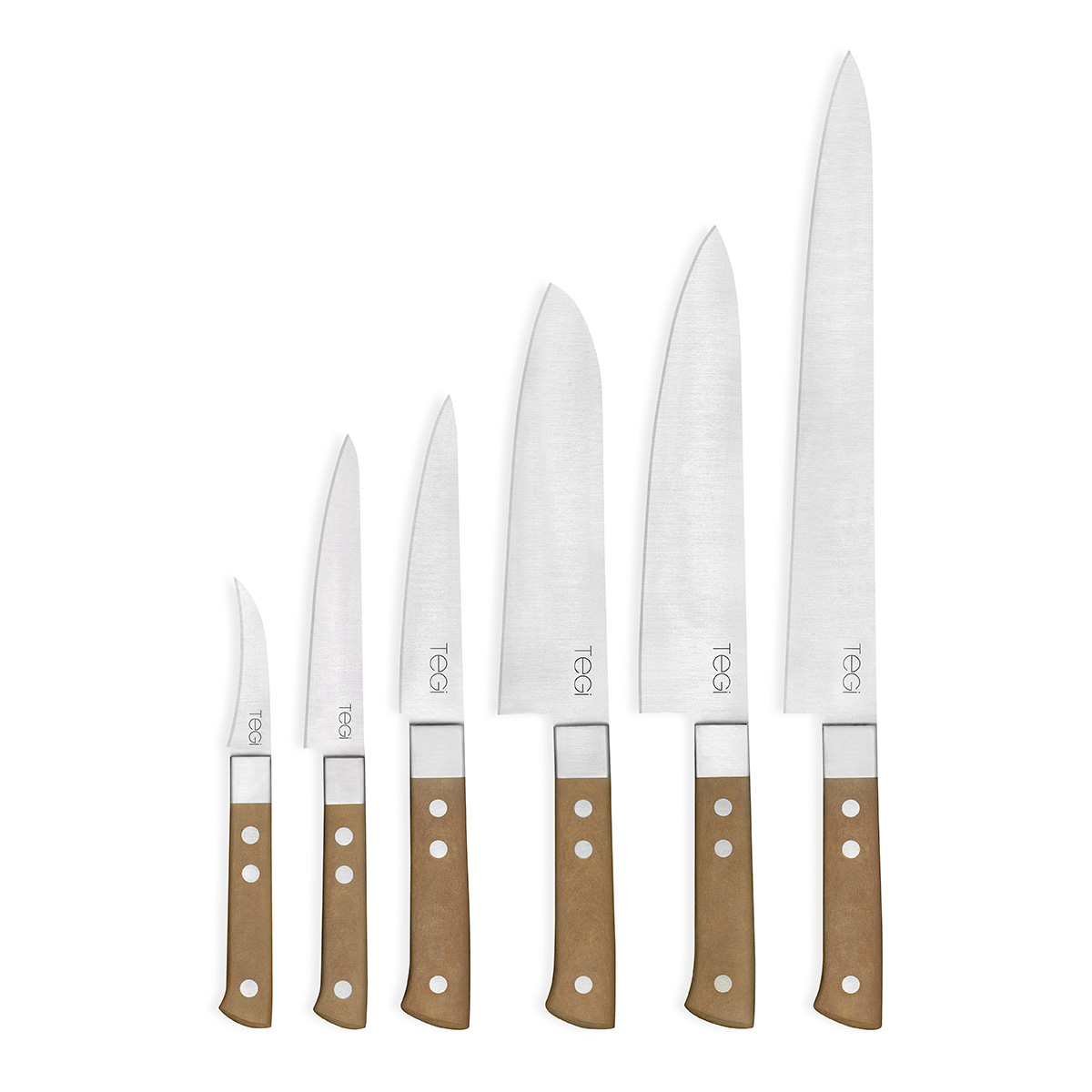 Linea TEGI Set di coltelli professionali realizzati artigianalmente -  Maserin