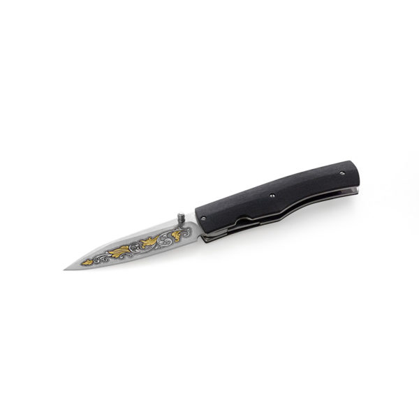 392_KT knife with ebony handle